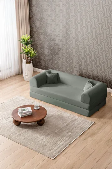 3-personers sovesofa Atelier Del Sofa Legom Eco (190 x 90 x 25 cm) Grøn - Møbler - Sofaer - Sovesofaer