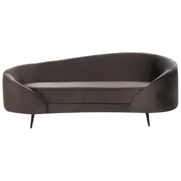3-personers sofa Savar - Mørkebrun - Møbler - Sofaer - Velour sofaer