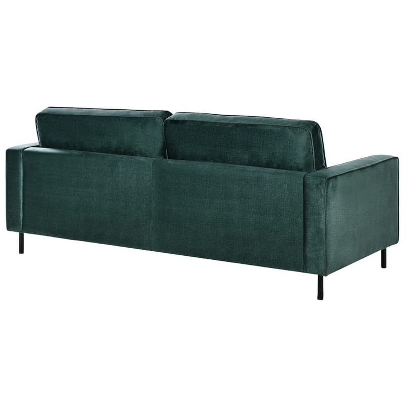 3-personers sofa Savalen - Grøn, Sort - Møbler - Sofaer - Velour sofaer