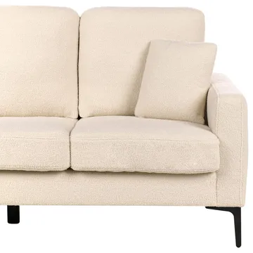 3-personers sofa Gavle - Beige, sort/Bouclé - Møbler - Sofaer - 3 personers sofa