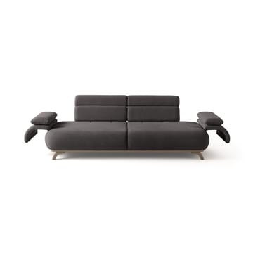 3-personers sofa Atelier Del Sofa Bonjo Silver (246 x 81 x 97 cm) Antracit - Antracit - Møbler - Sofaer - 3 personers sofa