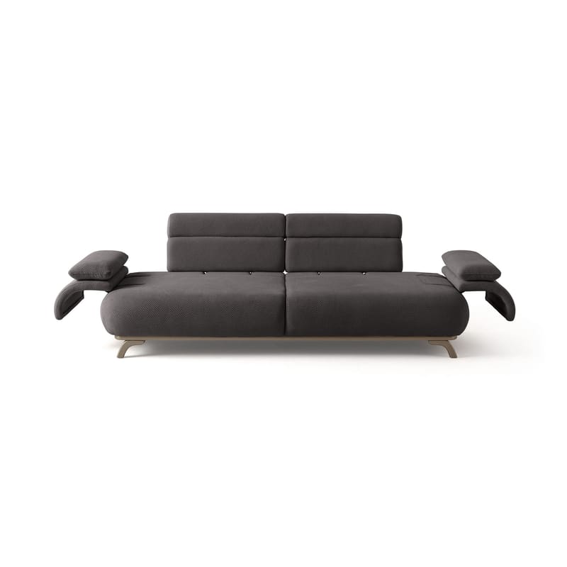 3-personers sofa Atelier Del Sofa Bonjo Silver (246 x 81 x 97 cm) Antracit - Antracit - Møbler - Sofaer - 3 personers sofa