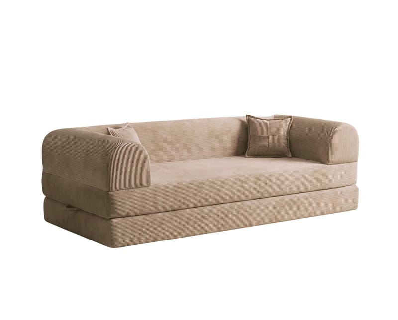 3-personers sovesofa Atelier Del Sofa Legom Eco (190 x 90 x 25 cm) Beige - Møbler - Sofaer - Sovesofaer