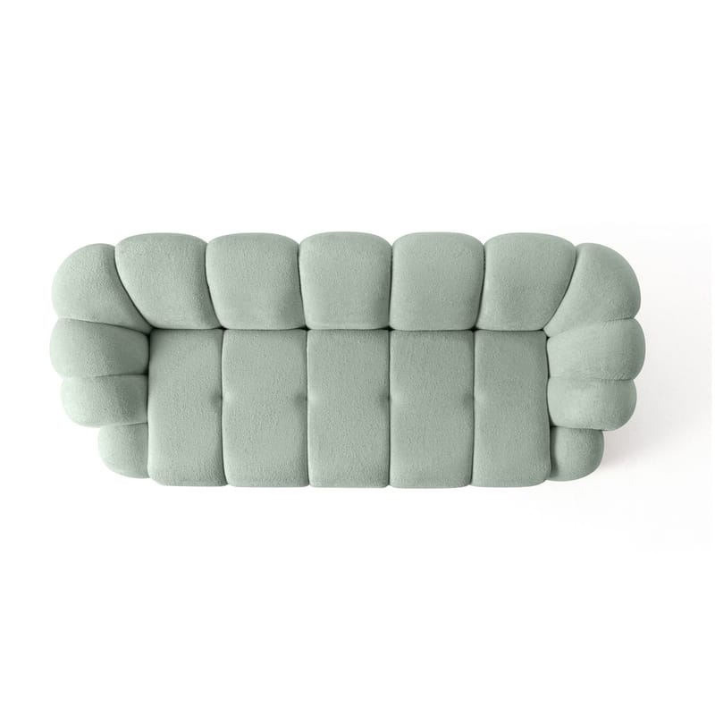 3-personers sofa Atelier Del Sofa Octavio (233 x 70 x 80 cm) Turkis - Møbler - Sofaer - 3 personers sofa