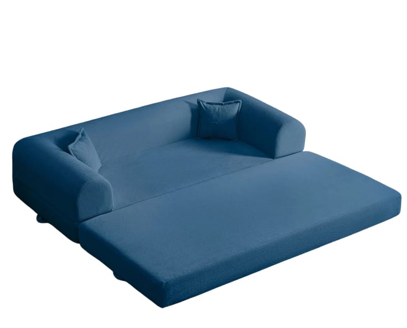 3-personers sovesofa Atelier Del Sofa Legom Eco (190 x 90 x 25 cm) Blå - Møbler - Sofaer - Sovesofaer