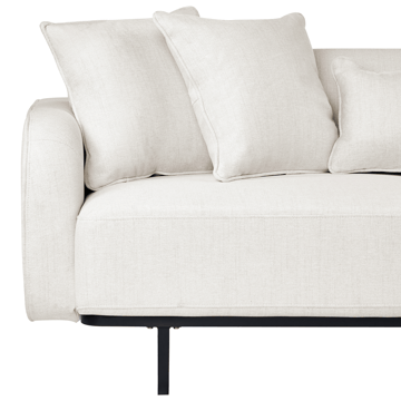 3-personers sofa Svanek - Off-White - Møbler - Sofaer - 3 personers sofa