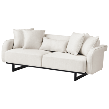 3-personers sofa Svanek - Off-White - Møbler - Sofaer - 3 personers sofa