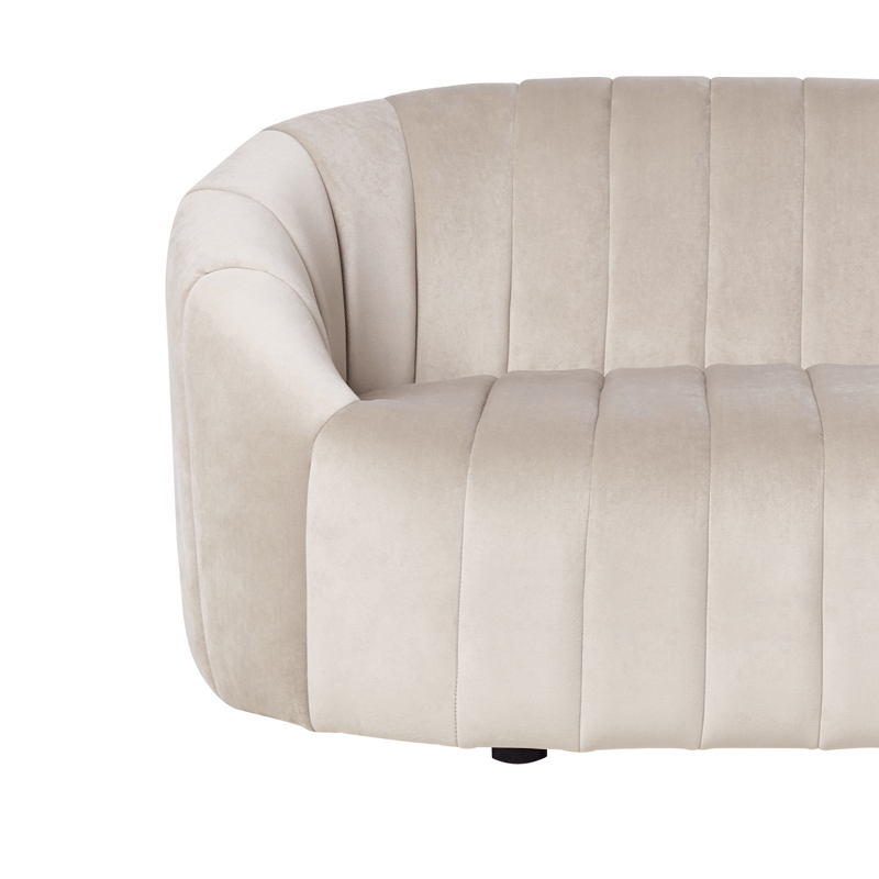 3-personers sofa Malung - Beige - Møbler - Sofaer - Velour sofaer