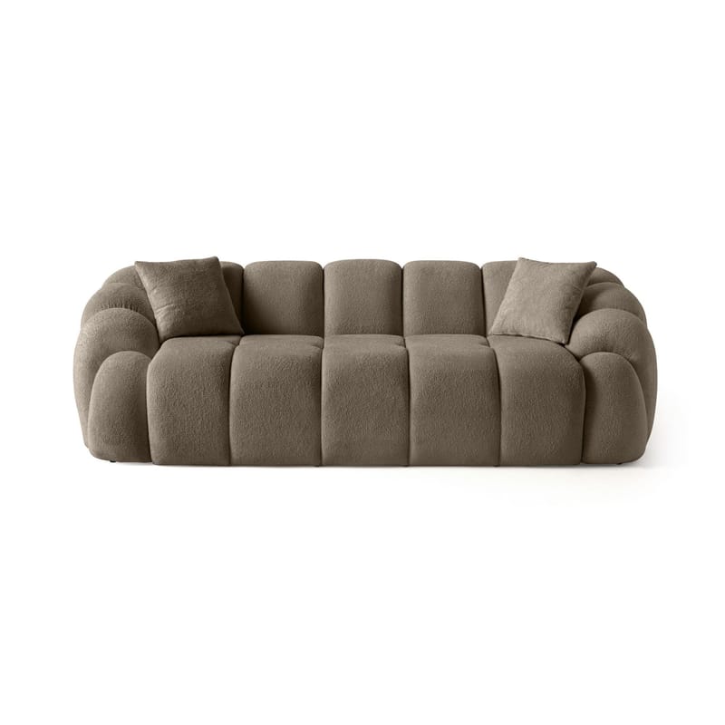 3-personers sofa Atelier Del Sofa Octavio (233 x 70 x 80 cm) Brun - Møbler - Sofaer - 3 personers sofa