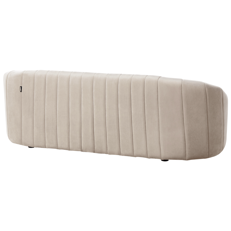 3-personers sofa Malung - Beige - Møbler - Sofaer - Velour sofaer
