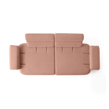 3-personers sofa Atelier Del Sofa Bonjo Valnød (246 x 81 x 97 cm) Pudder - Pudder - Møbler - Sofaer - 3 personers sofa