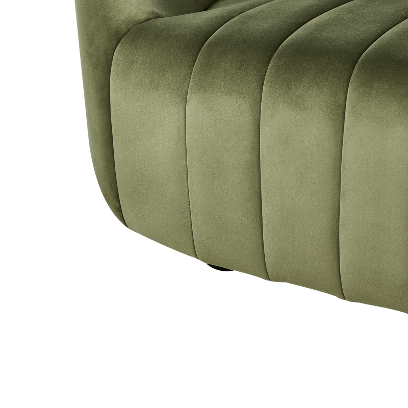 3-personers sofa Malung - Mørkegrøn - Møbler - Sofaer - Velour sofaer