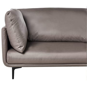 3-personers sofa Revsnes - Brun, Sort - Møbler - Sofaer - Lædersofaer