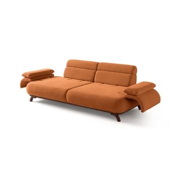 3-personers sofa Atelier Del Sofa Bonjo Valnød (246 x 81 x 97 cm) Tile Red - Teglstenrød - Møbler - Sofaer - 3 personers sofa