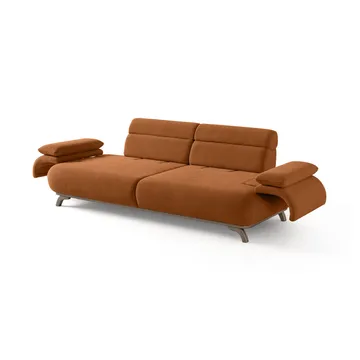 3-personers sofa Atelier Del Sofa Bonjo Silver (246 x 81 x 97 cm) Tile Red - Teglstenrød - Møbler - Sofaer - 3 personers sofa
