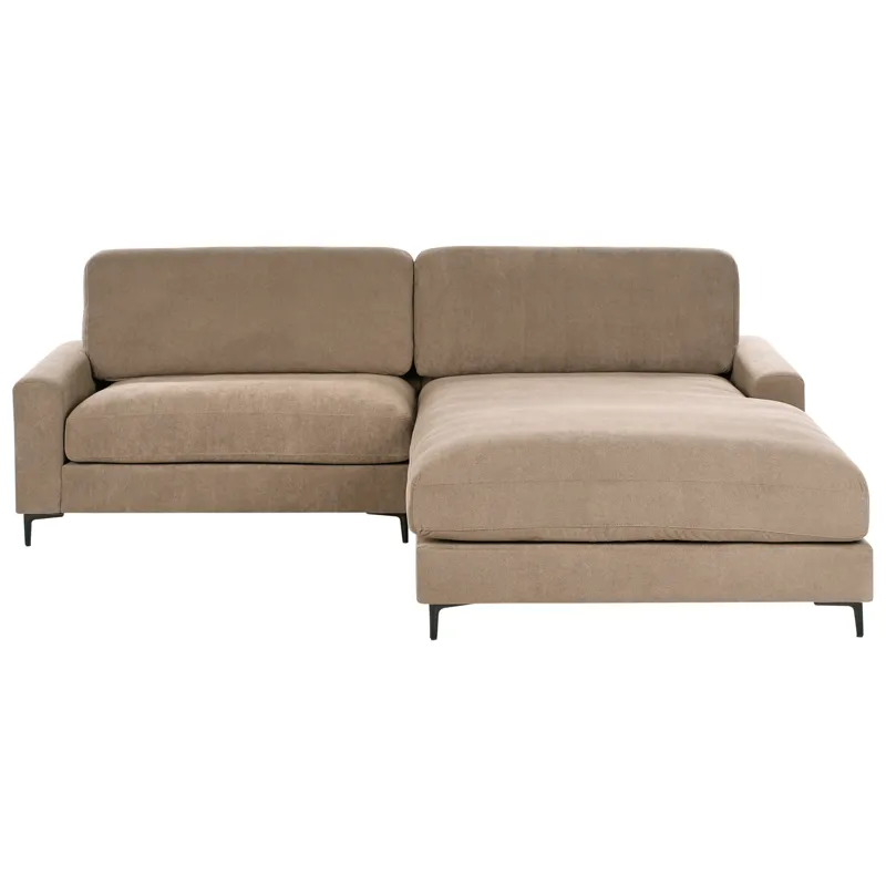3-personers sofa Maloy venstrevendt, Brun