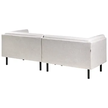 3-personers sofa Vorgod Stof - Lys beige - Møbler - Sofaer - 3 personers sofa