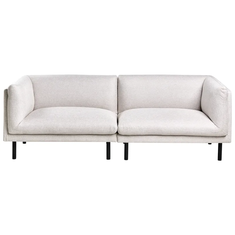 3-personers sofa Vorgod Stof, Lys beige
