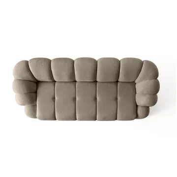 3-personers sofa Atelier Del Sofa Octavio (233 x 70 x 80 cm) Brun - Møbler - Sofaer - 3 personers sofa