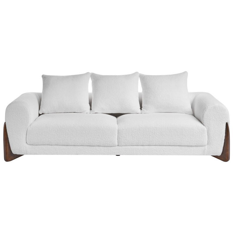 3-personers sofa Vinliden - Hvid - Møbler - Sofaer - 3 personers sofa