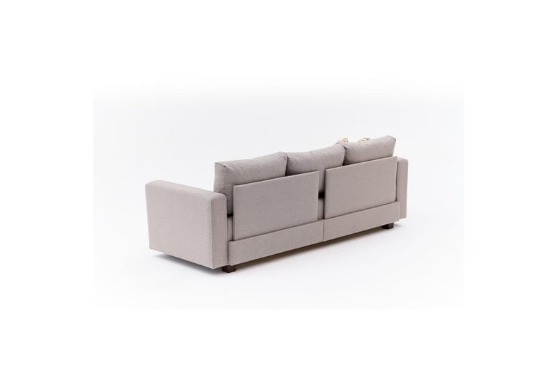 3-personers sovesofa Iroulport Beige - Beige - Møbler - Sofaer - Sovesofaer