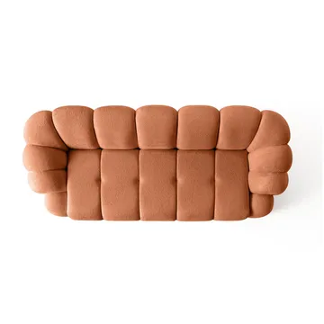 3-personers sofa Atelier Del Sofa Octavio (233 x 70 x 80 cm) Tile Red - Møbler - Sofaer - 3 personers sofa