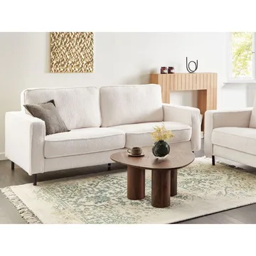 3-personers sofa Savalen - Hvid, Sort - Møbler - Sofaer - 3 personers sofa