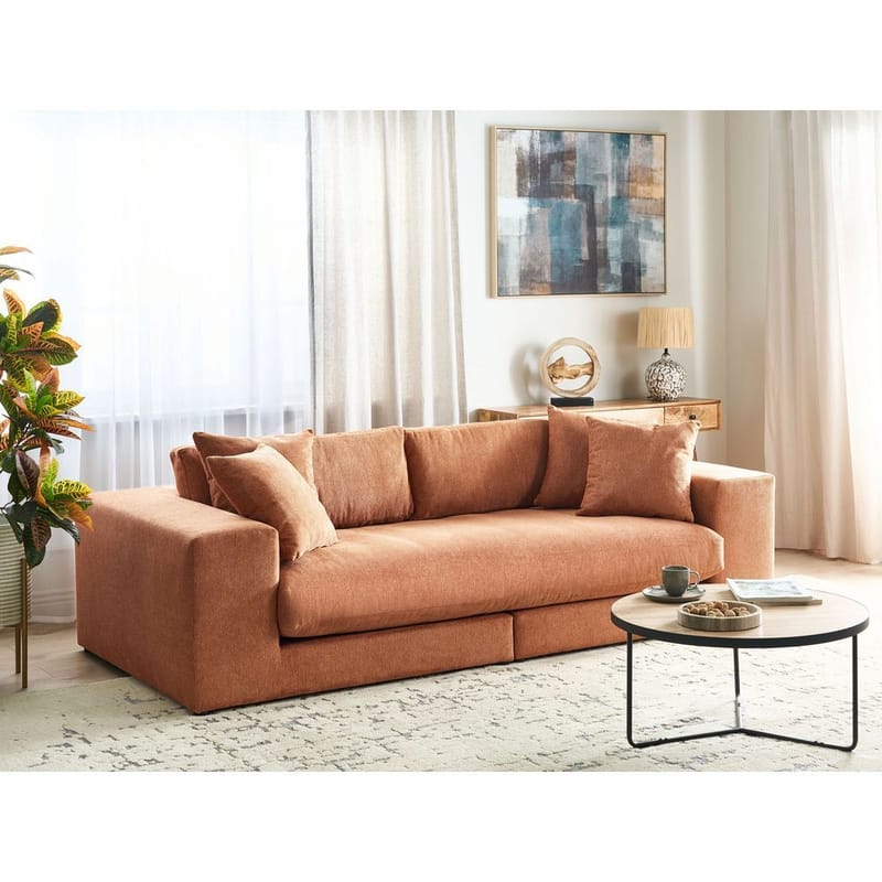 3-personers sofa Glorvika - Orange - Møbler - Sofaer - 3 personers sofa