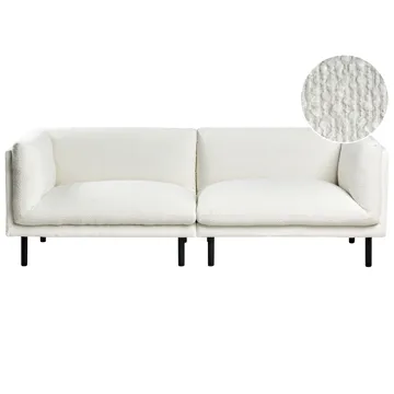 3-personers sofa Vorgod Bouclé - Off-White - Møbler - Sofaer - 3 personers sofa