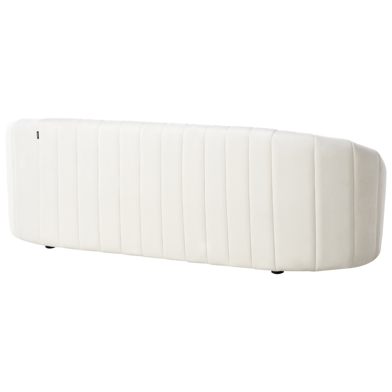 3-personers sofa Malung - Off-White - Møbler - Sofaer - Velour sofaer