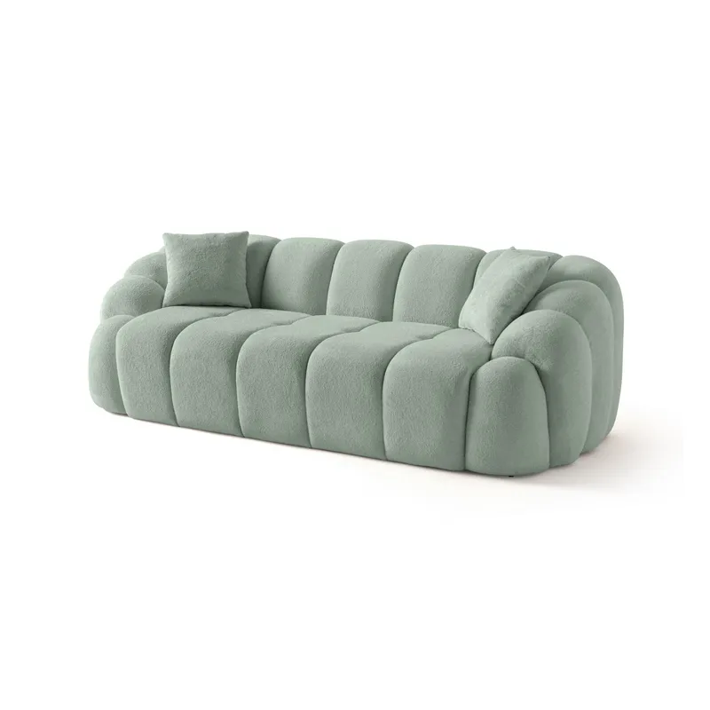 3-personers sofa Atelier Del Sofa Octavio (233 x 70 x 80 cm) Turkis, undefined