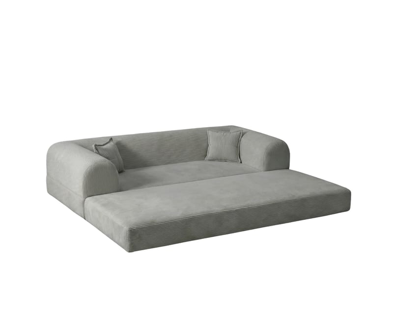 3-personers sovesofa Atelier Del Sofa Legom Eco (190 x 90 x 25 cm) Lysegrå - Møbler - Sofaer - Sovesofaer