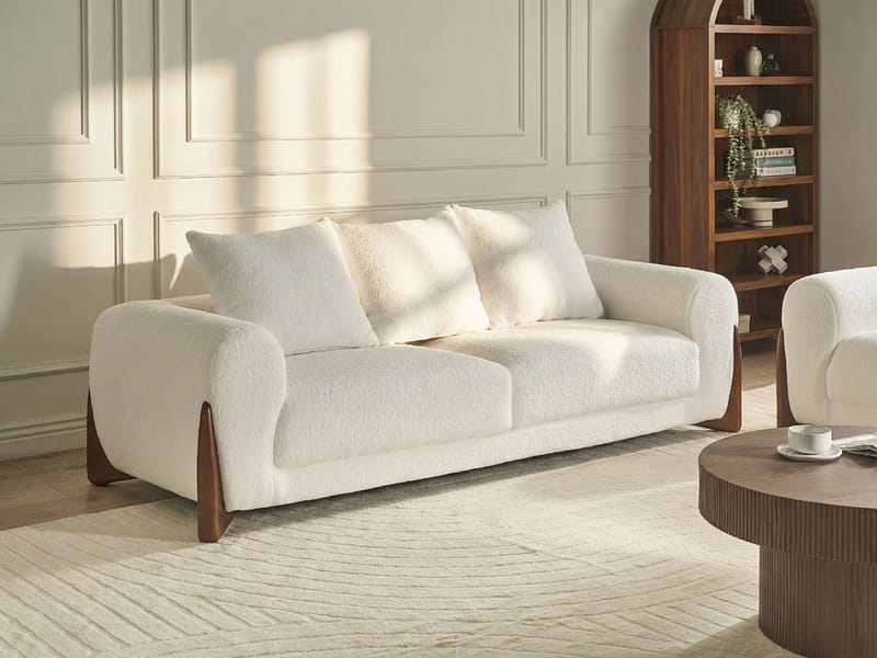 3-personers sofa Vinliden - Hvid - Møbler - Sofaer - 3 personers sofa