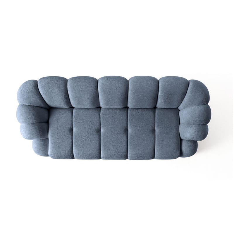 3-personers sofa Atelier Del Sofa Octavio (233 x 70 x 80 cm) Marineblå - Møbler - Sofaer - 3 personers sofa
