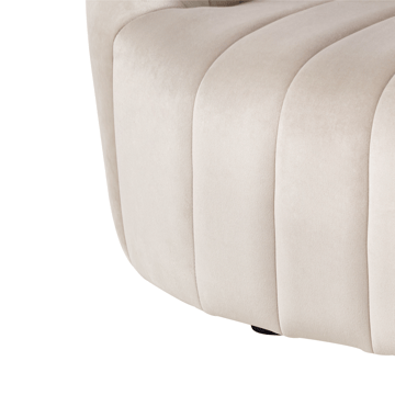 3-personers sofa Malung - Beige - Møbler - Sofaer - Velour sofaer