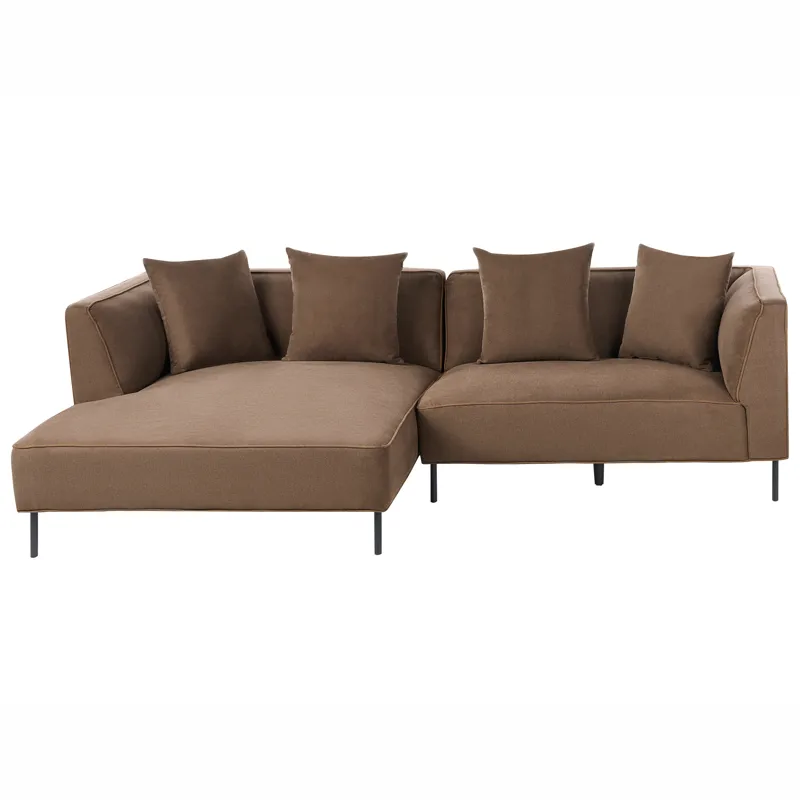 3-personers sofa Sater Højrevendt, Brun