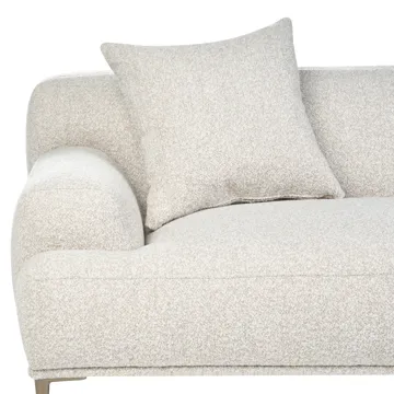 3-personers sofa Matila i bouclé - Hvid - Møbler - Sofaer - 3 personers sofa