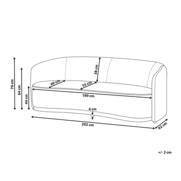 3-personers sofa Roset - Grå - Møbler - Sofaer - 3 personers sofa
