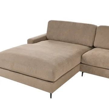 3-personers sofa Maloy højrevendt - Brun - Møbler - Sofaer - Sofa med chaiselong