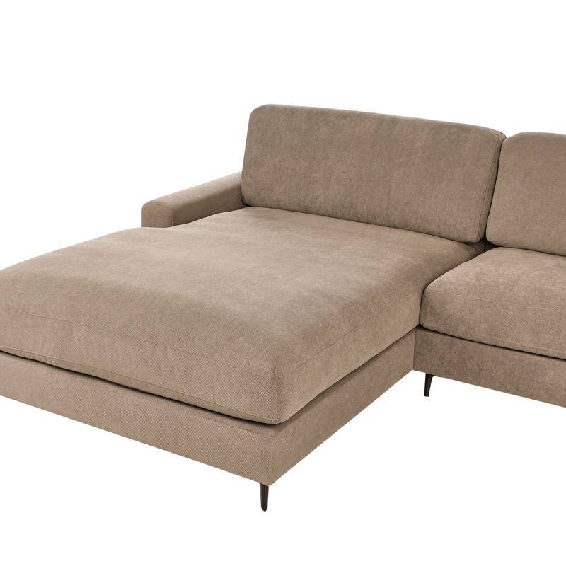 3-personers sofa Maloy højrevendt - Brun - Møbler - Sofaer - Sofa med chaiselong
