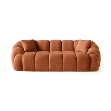 3-personers sofa Atelier Del Sofa Octavio (233 x 70 x 80 cm) Tile Red - Møbler - Sofaer - 3 personers sofa