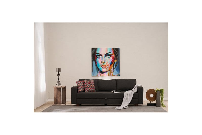 3-personers sovesofa Iroulport Antracit - Antracit - Møbler - Sofaer - Sovesofaer