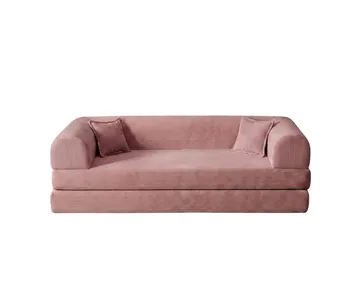 3-personers sovesofa Atelier Del Sofa Legom Eco (190 x 90 x 25 cm) Lyserød
