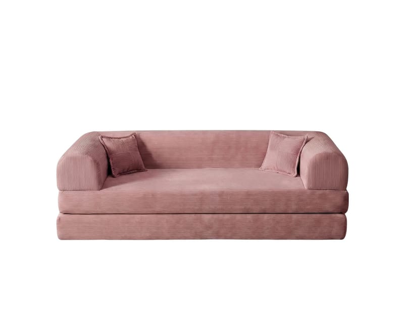 3-personers sovesofa Atelier Del Sofa Legom Eco (190 x 90 x 25 cm) Lyserød, undefined