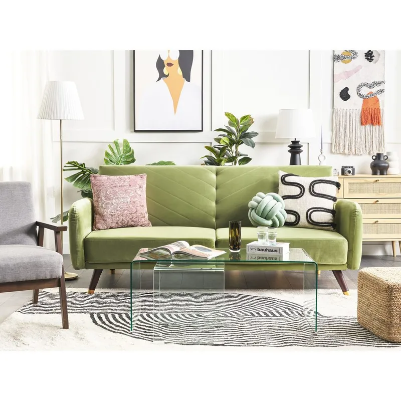 3-personers sofa Senja - Møbler - Sofaer - Velour sofaer