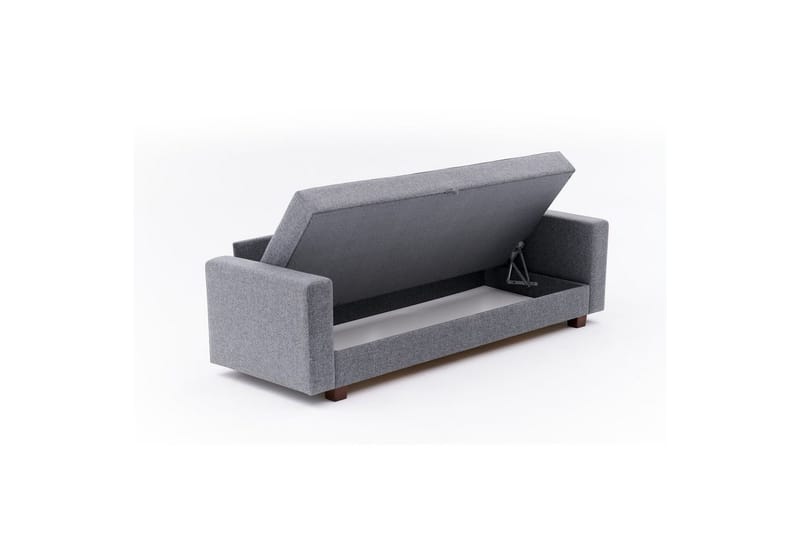 3-personers sovesofa Iroulport Grå - Grå - Møbler - Sofaer - Sovesofaer