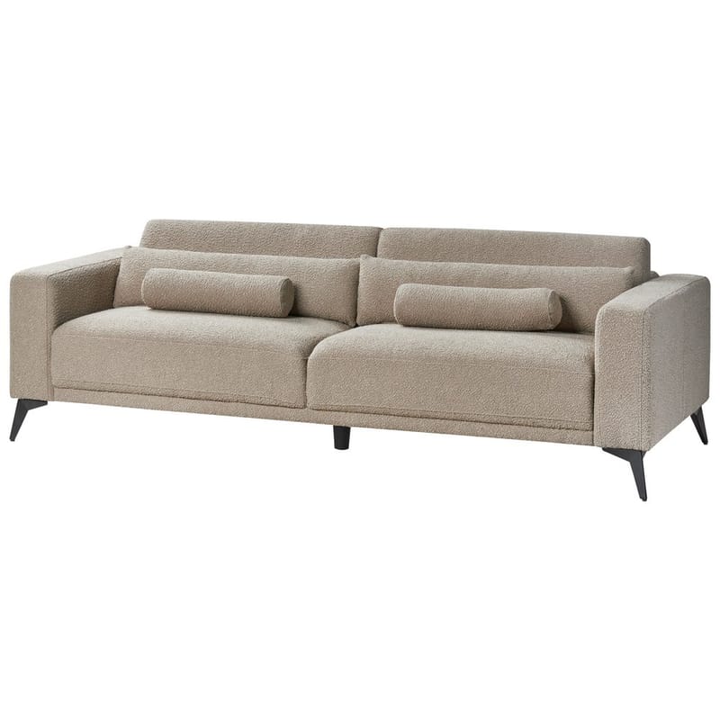 3-personers sofa Ange - Beige, sort/Bouclé - Møbler - Sofaer - 3 personers sofa