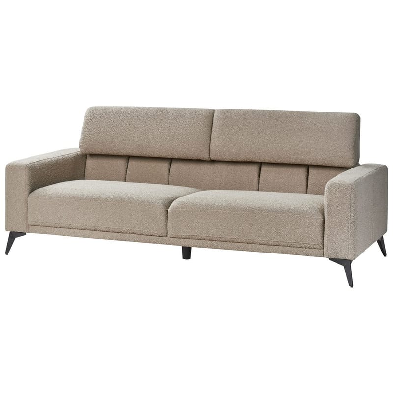 3-personers sofa Ange - Beige, sort/Bouclé - Møbler - Sofaer - 3 personers sofa