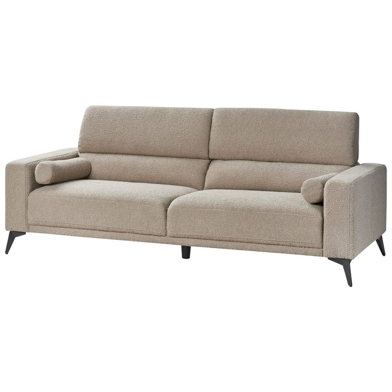 3-personers sofa Ange - Beige, sort/Bouclé - Møbler - Sofaer - 3 personers sofa