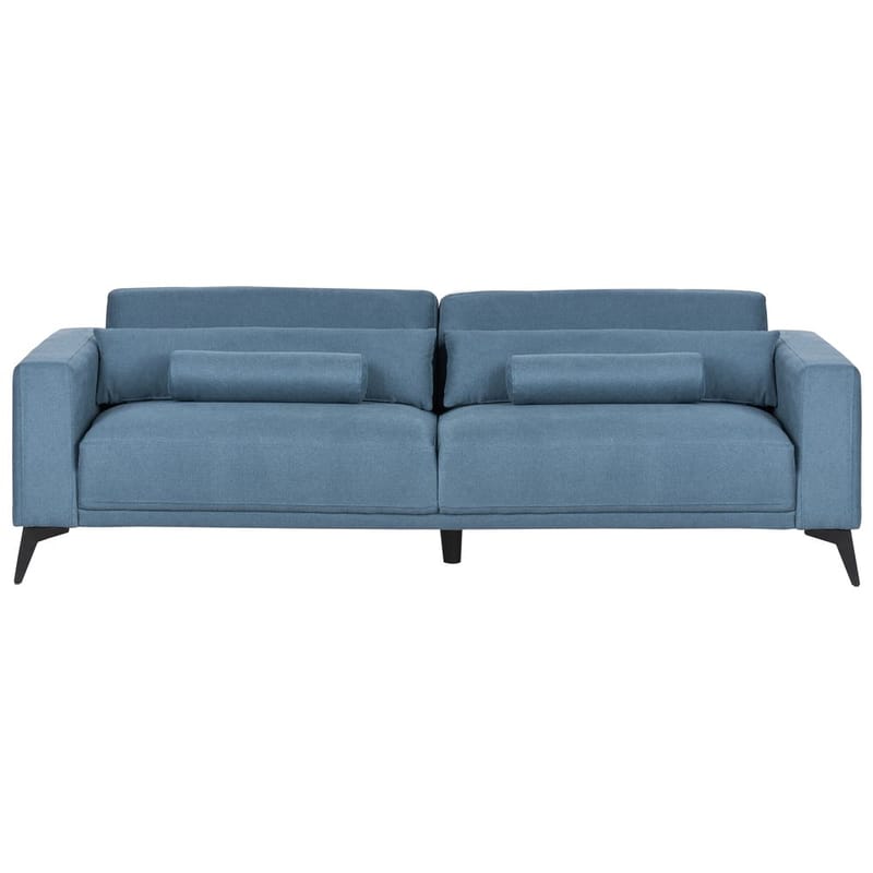 3-personers sofa Ange - Blå, Sort/Polyester - Møbler - Sofaer - 3 personers sofa